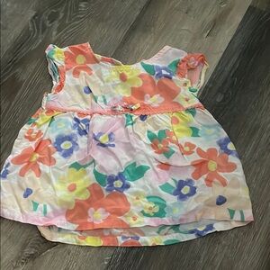Floral Sleeveless Baby Dress